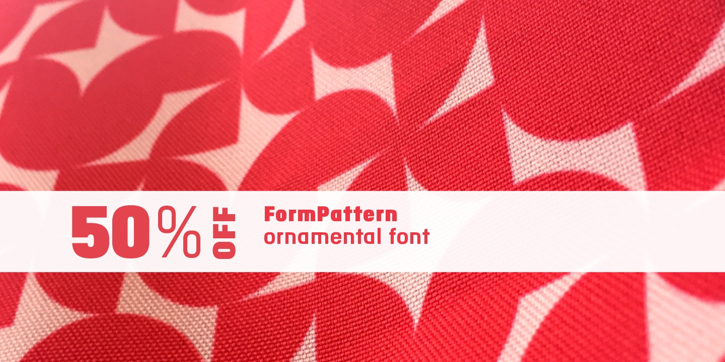 FormPattern One Font preview